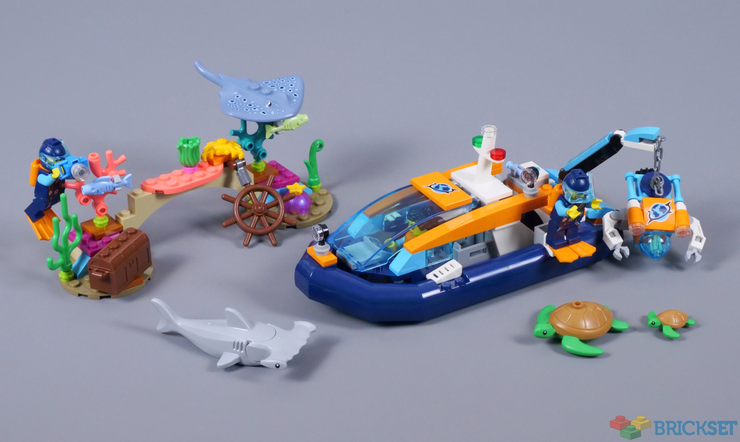 Lego sales diving boat